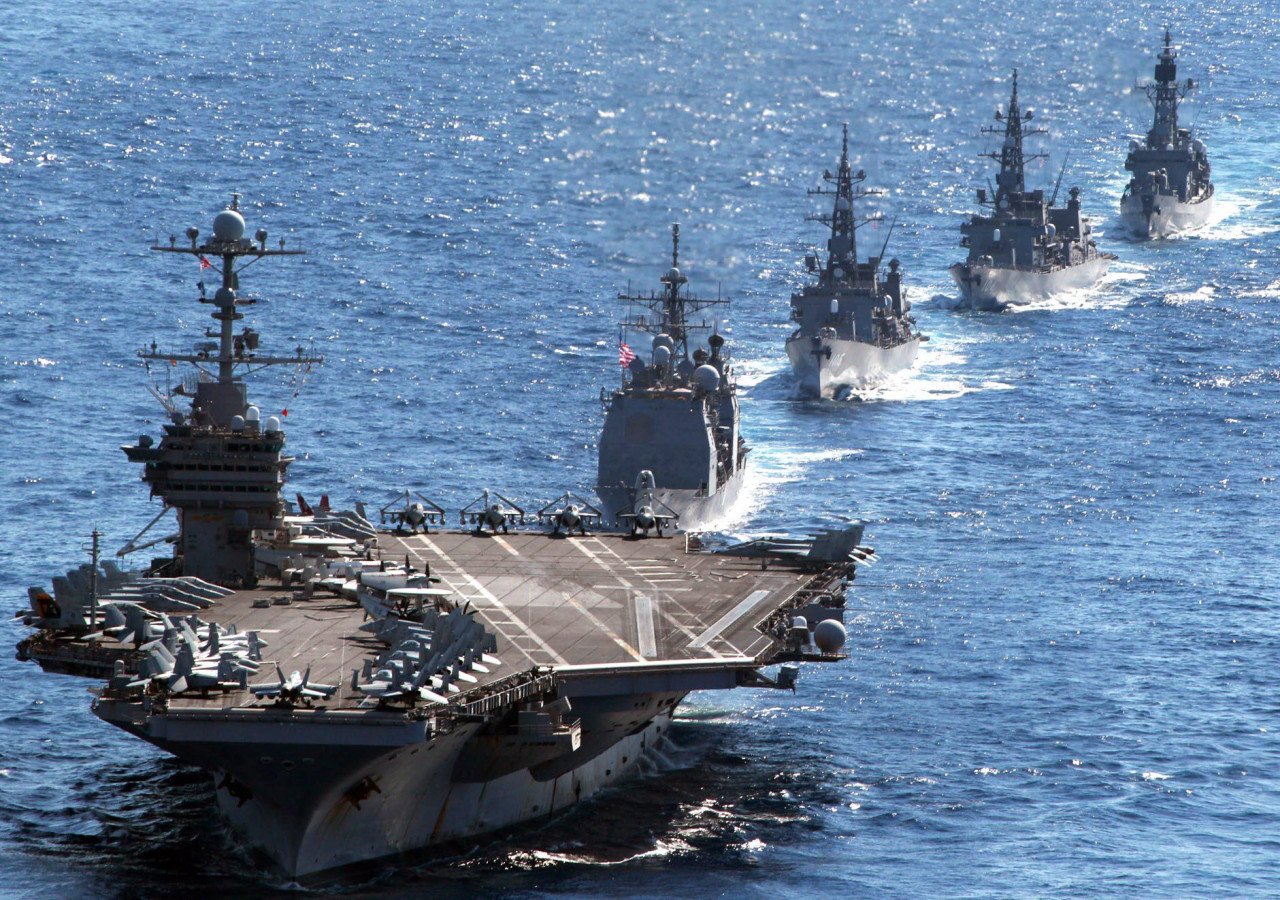 El portaaviones nuclear George Washington llegó a Medio Oriente para reforzar las operaciones de Estados Unidos